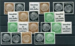 Dr-Zusdr. W71/77 +K21 +WK5 Complete Or Single Values Luxury MNH Mint (M0320