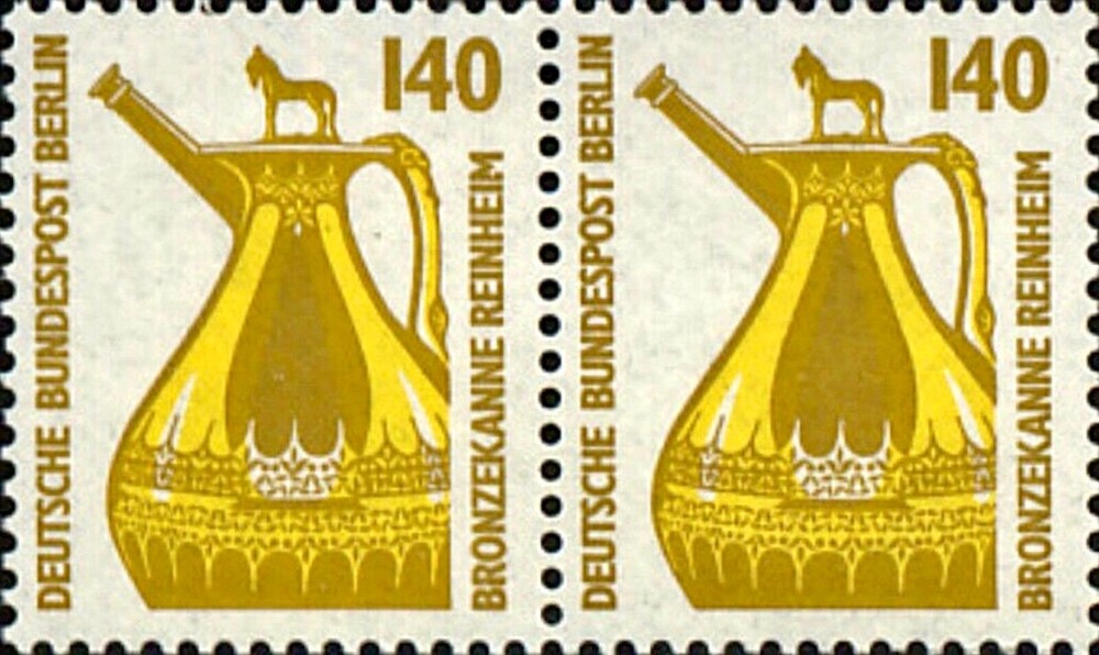 Berlin #Mi832 MNH 1989 Tourist Sights Bronze Jug Reinheim Definitives [9N555]