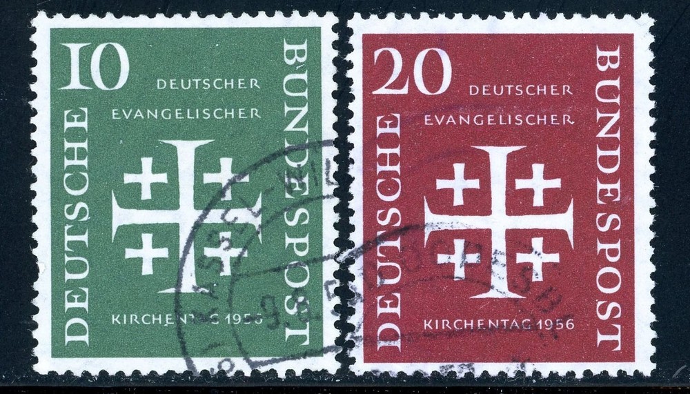 Stamps Germany, Scott # 744-745 used
