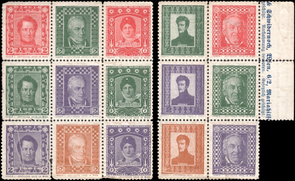 Germany MNH labels