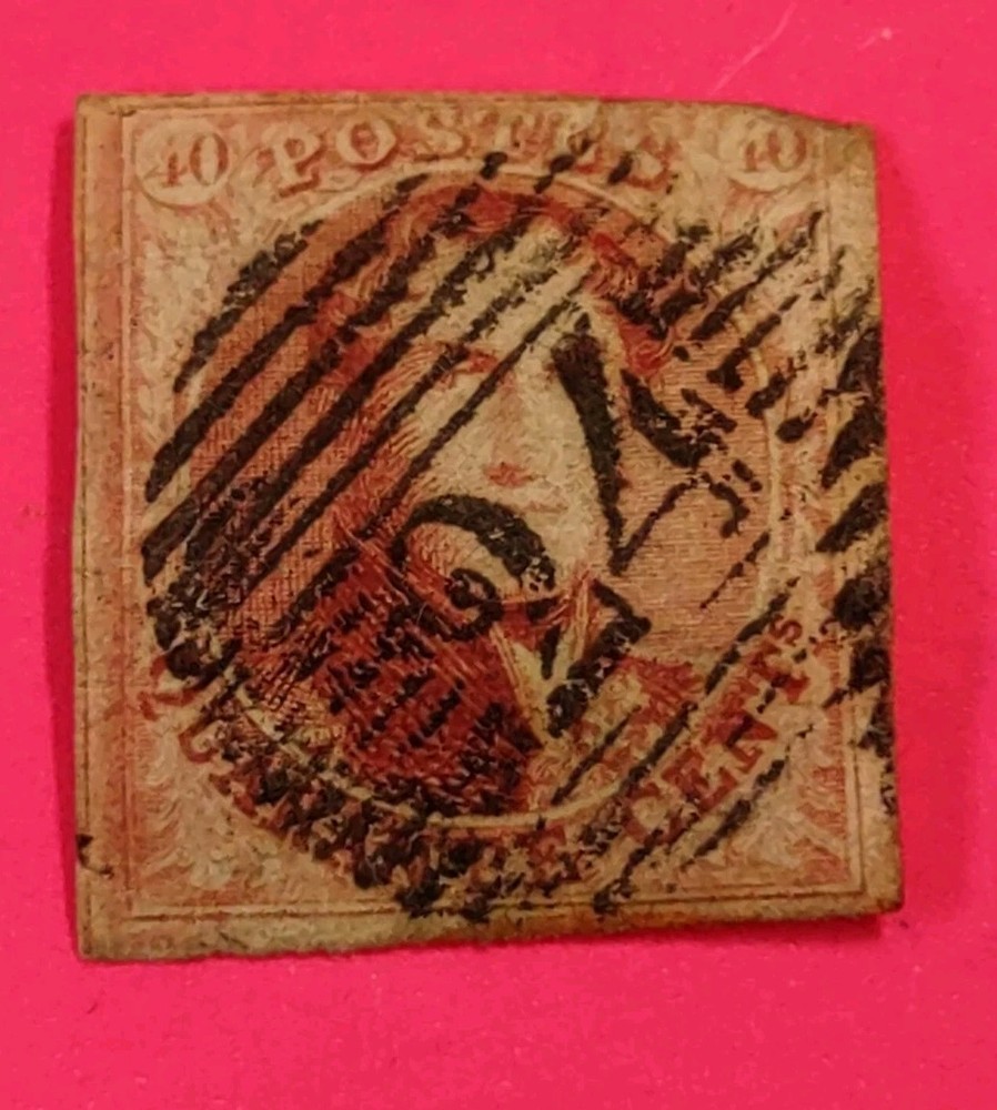 Belgium Issue1852,King Leopold I ,40cts, .(13-01_7)