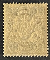Travelstamps: 1920 Germany Bayern Overprint Stamp Scott#237 Mi 177 – Mint Og Nh