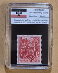 SS SA STORMTROOPERS Last Stamps of Third Reich Nazi German NSDAP Stamp WW2 WWII