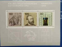 Germany 150 Years Of UPU Presentation Folder Souvenir Sheet & Stamps 2024-ZZIAA