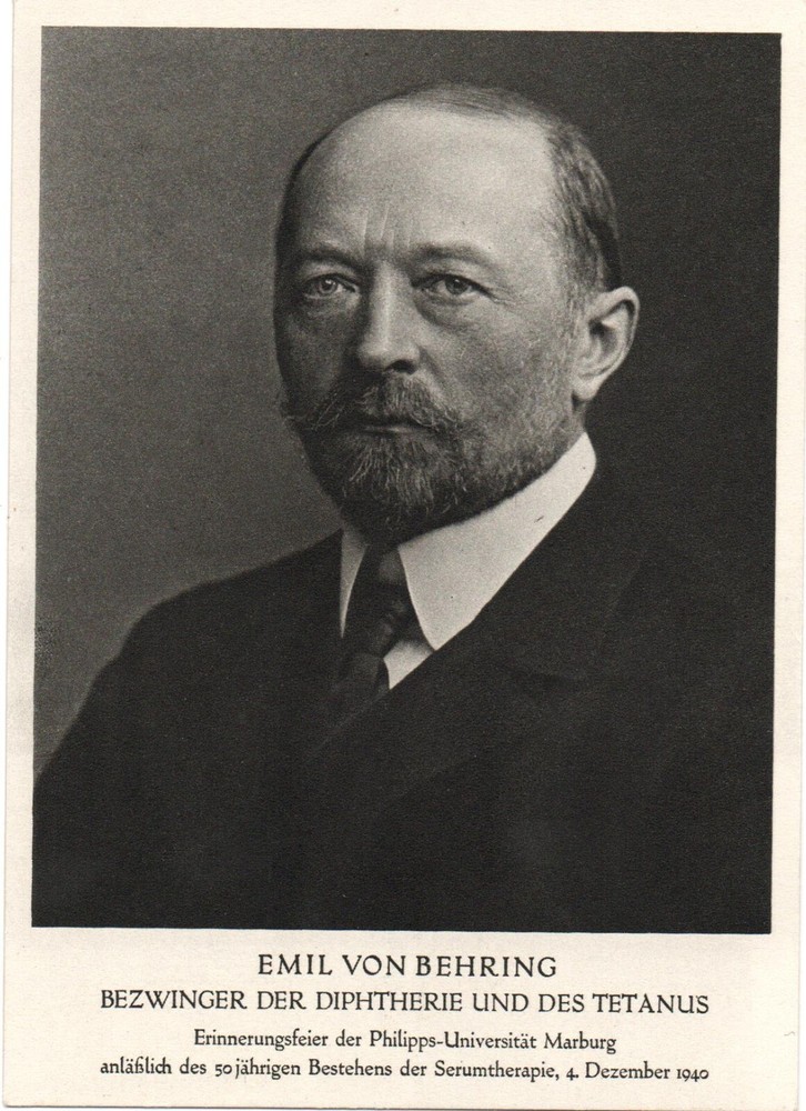 LEVERKUSEN 1940 EMIL VON BEHRING Philipps-University Commemor. Postmark Germany