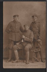 ✔️ GERMANY REICH WWI SOLDIERS EXCELLENT RARE AGED MILITARY POSTCARD