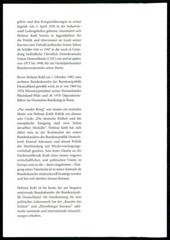 GERMANY FOLDER 2012/44 HELMUT KOHL KANZLER DER EINHEIT EHRENBÜRGER EUROPA CEPT