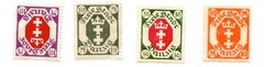Danzig Shield Definitive Stamp Lot 1–150pf Set Builder MNG