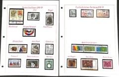 Germany Stamp Collection in 60 Page Album, 1954 to 1979 Postally Used