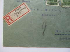 Germany 2 Million Over 200 Marks 800 Thousand Over 500 COVER Bismark Sachsen Mag