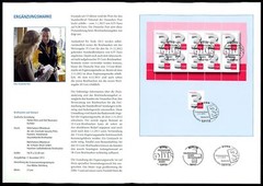 GERMANY FOLDER 2012/49 ERGÄNZUNGSWERT 3 CENT KLEINBOGEN + SELBSTKLEBENDE