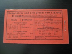 THIRD REICH Mi. #MH 39.4 scarce mint MNH stamp booklet! CV $240.00