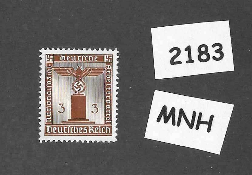 #2183 MNH WWII Germany stamp Sc# S13/ 1942 PF03 issue / Official Third Reich