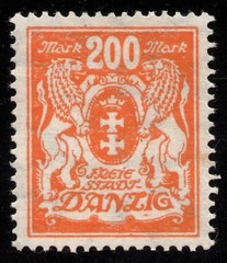 1923 Danzig Germany lot Michel 141 – 161 Scott 114 – 140 MNG