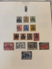 German & State Stamps in Scott Specialty 3 ring album M&U -1938 incl BOB L2034