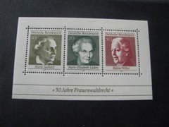 Germany Stamp Miniature Sheet Scott # 1007 Never Hinged Unused