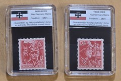 SS SA STORMTROOPERS Last Stamps of Third Reich Nazi German NSDAP Stamp WW2 WWII