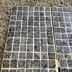 RESELLER GERMANY 20pf, 30pf DIENSTMARKE USED STAMPS HOARDER LOT WORLD WAR I