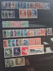 pre, during and post ww2 german stamps