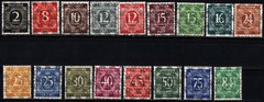 Germany Bizone Anglo American Zone Michel 52II / 68II * MLH Expert Signed Set