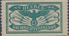 Stamp Germany Revenue WWII Fascism War Era Newspaper Set MNH