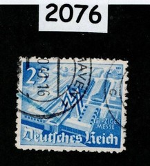 Used stamp Sc #497 1940 Spring fair Leipzig Germany WWII #2076