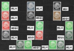 MNH & MLH stamps 1933-1936 President Hindenburg Third Reich era Germany #2519