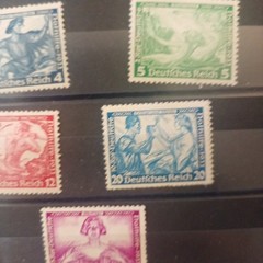 Germany Stamps Scott B49 To B57 MH Complete Wagner Opera Rare VF Set SCV $429.