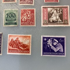 15 (MNH/few MLH) Vintage Deutsches Reich/Germany Stamps; 1933- 1945; $1 Ships.