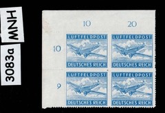 MNH block Sc MC1a 1942 WWII Third Reich Military Luftfeldpost Air mail #3083a
