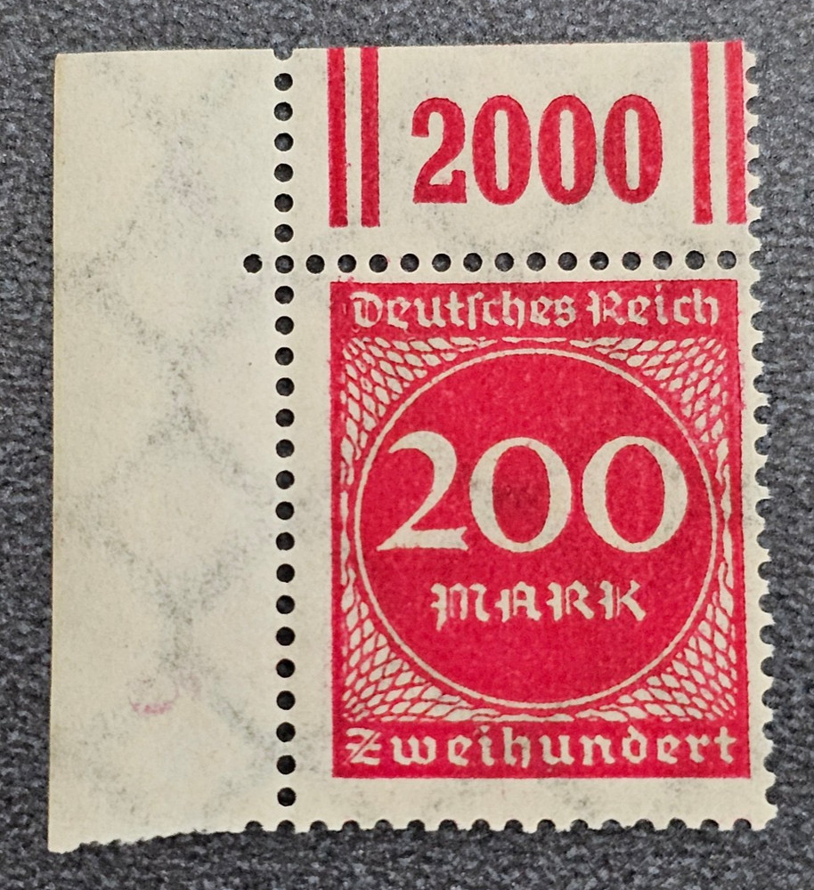 Stamp Germany Deutsches Reich 200 Mark 1923 Mi. Nr. 269 [🇩🇪37473]