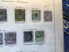 BREMEN = 1855-1867 COLLECTION, German States __ 20-25 stamps