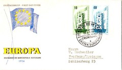 Germany Scott 748-749 Typewritten Address.