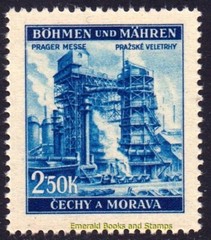EBS Bohemia and Moravia 1941 – Prague Fair Michel 75-78 – MNH**