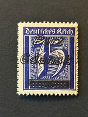 Germany WWI German Occ. (POLAND/GDANSK) 75 Mark MNH /s19 #626