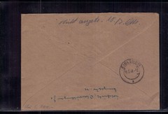 Allied occupation registered letter SBZ Saxony to Eisleben 1946