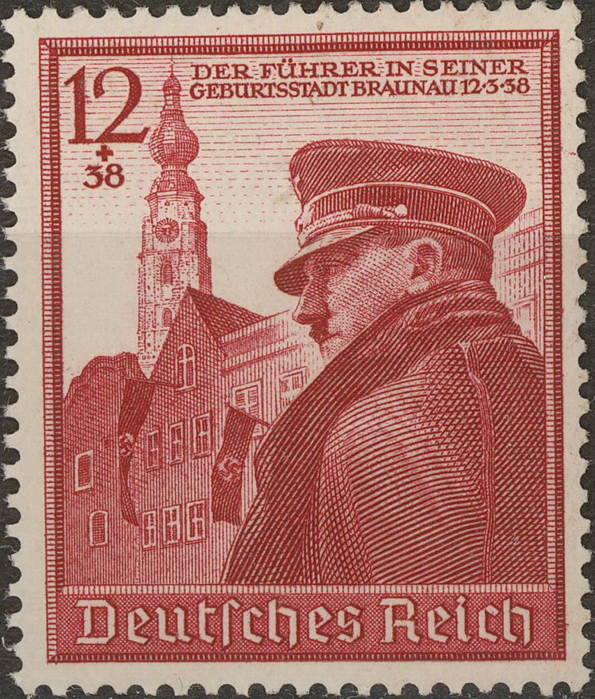 Stamp Germany Mi 691 Sc B137 1939 WWII 3rd Reich Adolf MNG