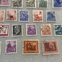 20 USED mixed varied Vtg. 1950-1990 DDR East Germany stamps; $1 Ships/A DEAL!