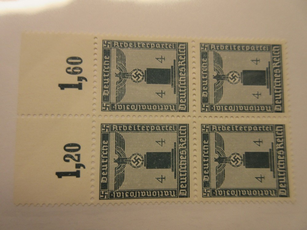 GERMANY Scott S14 BLOCK OF 4 MINT NEVER HINGED (2of2) Cat $14.40