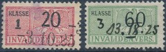 Stamp Germany Reich Revenue Fiscal Medical Social Invalid 1925 Selection Used 2