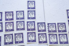 106- Annette von Droste-Hülshoff 1960’s 1 Deutsche Mark German Postage Stamps