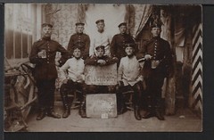✔️ GERMANY REICH WWI SOLDIERS EXCELLENT RARE AGED MILITARY POSTCARD