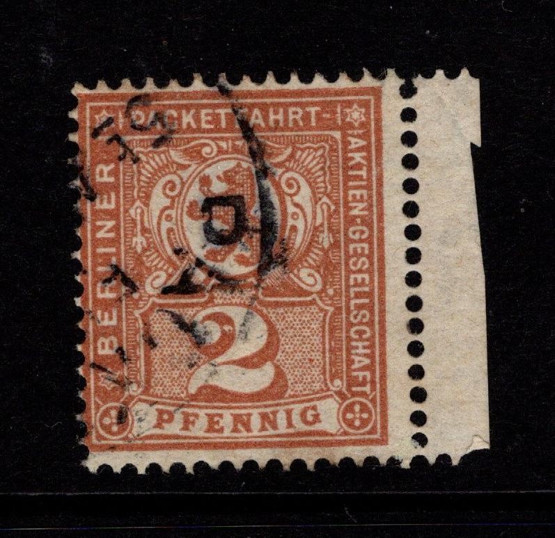 Germany Late 1890s 2p Berlin Private Post Used / Wmk Step Lines – S58679