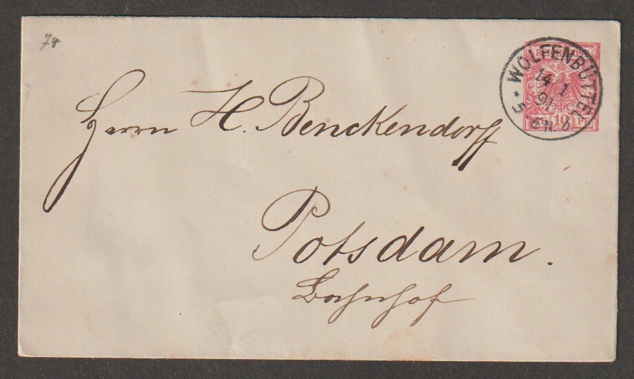 1991 Germnay 10pf cover to WolfenButteln