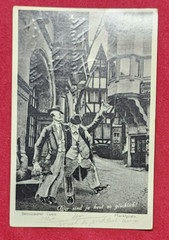 WWII WW2 Nazi Germany Third Reich postcard good luck best wishes 1940s