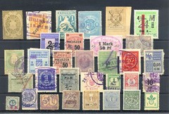 GERMANY 32 x REVENUES / BACK OF BOOK –F/VF