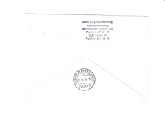 GERMANY 1990 First Flight Cover (LH 6141) sent from Berlin to Frankfurt