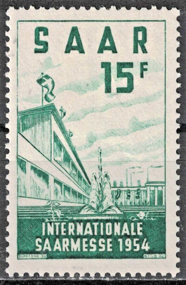 SAAR:1954 SC#248 MH 1954 International Fair at Saarbrucken AP484