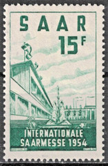 SAAR:1954 SC#248 MH 1954 International Fair at Saarbrucken AP484