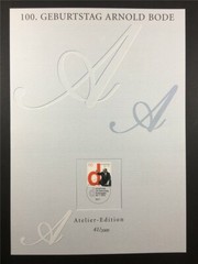 GERMAN POST ART-EDITION 2000/41 2155 ARNOLD BODE DOCUMENTA ART